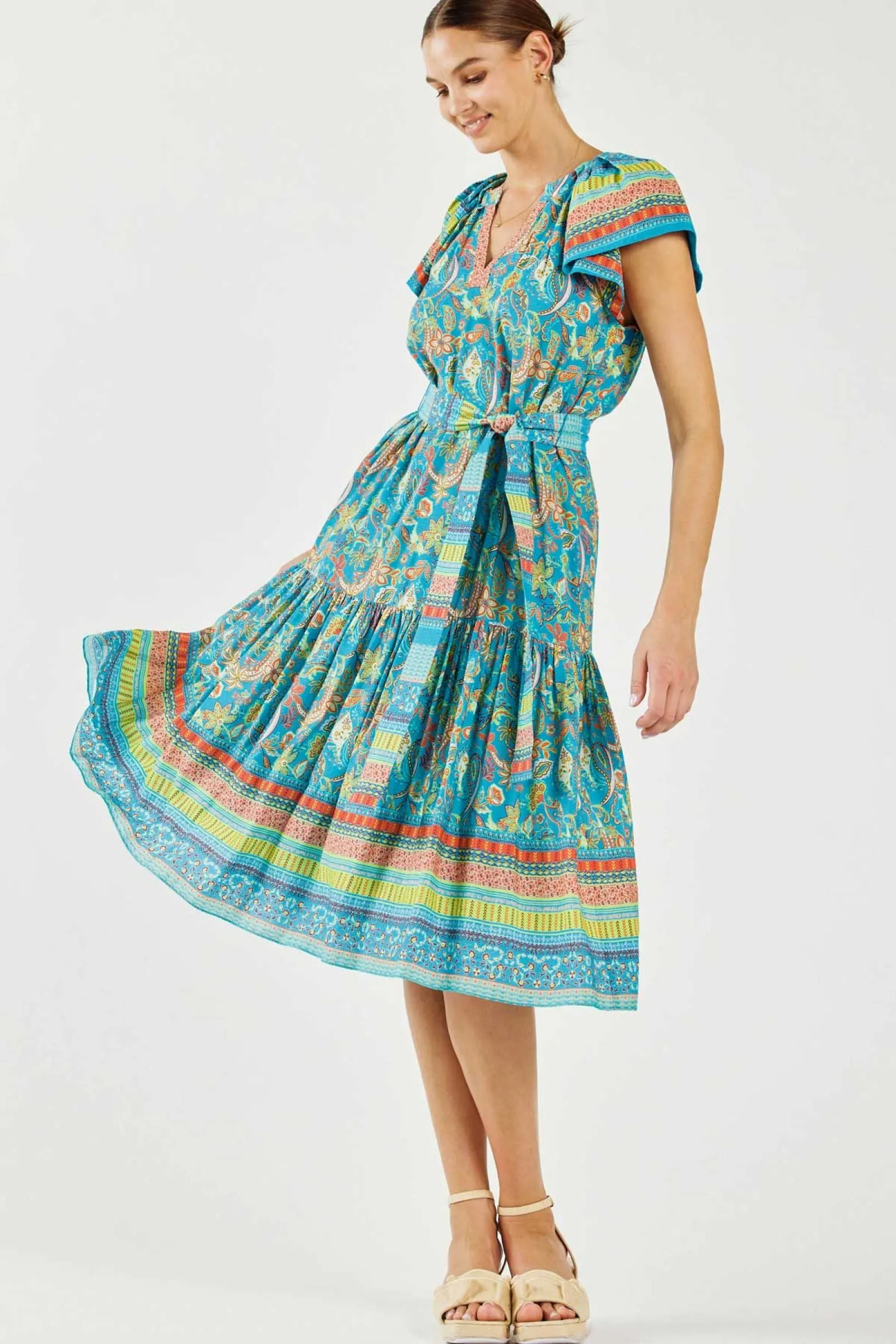 Paisley Tier Dress