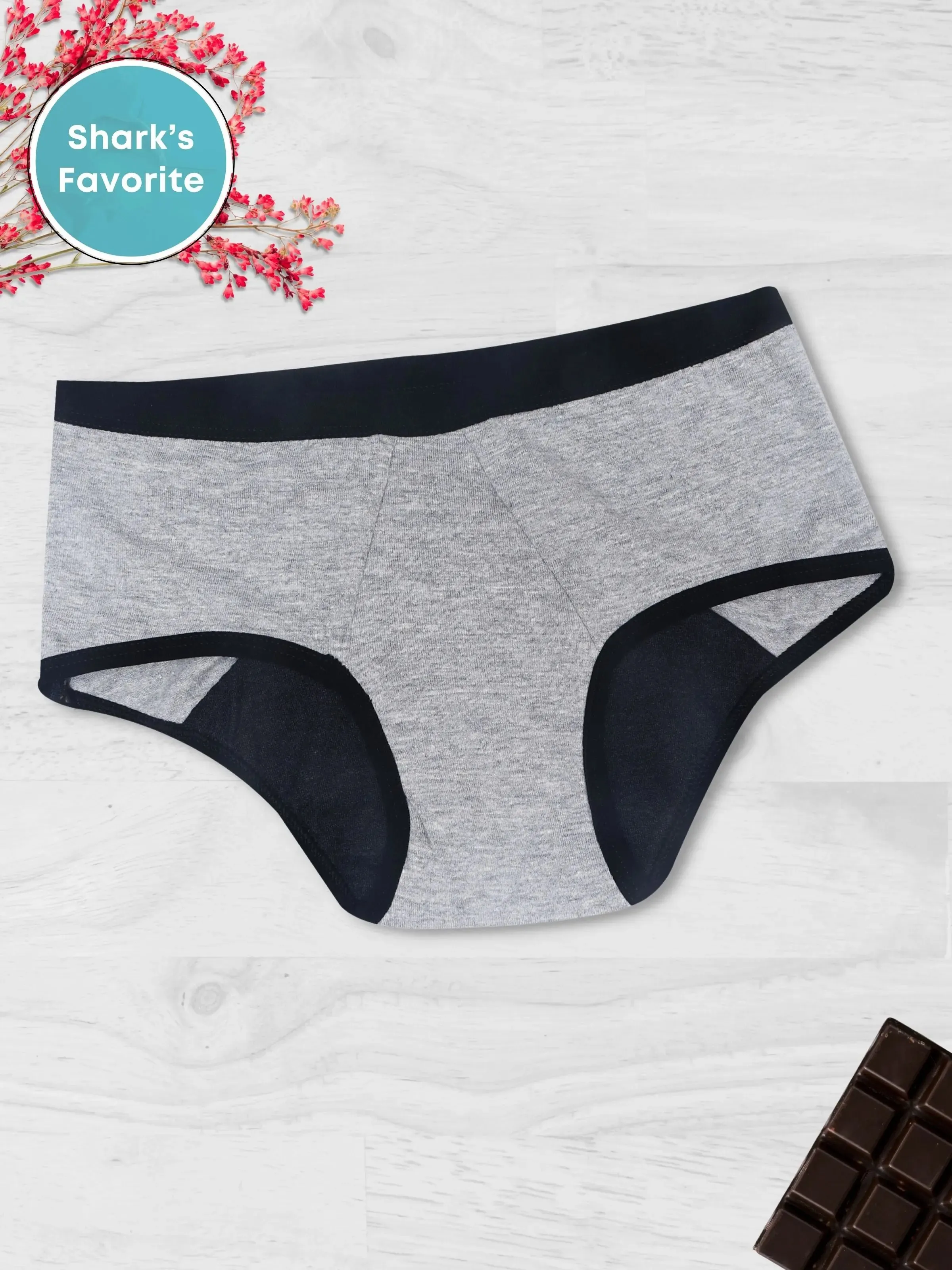 Period Panties | No Pad Needed | Rash Free | Leakproof | Reusable | Grey Period Panty