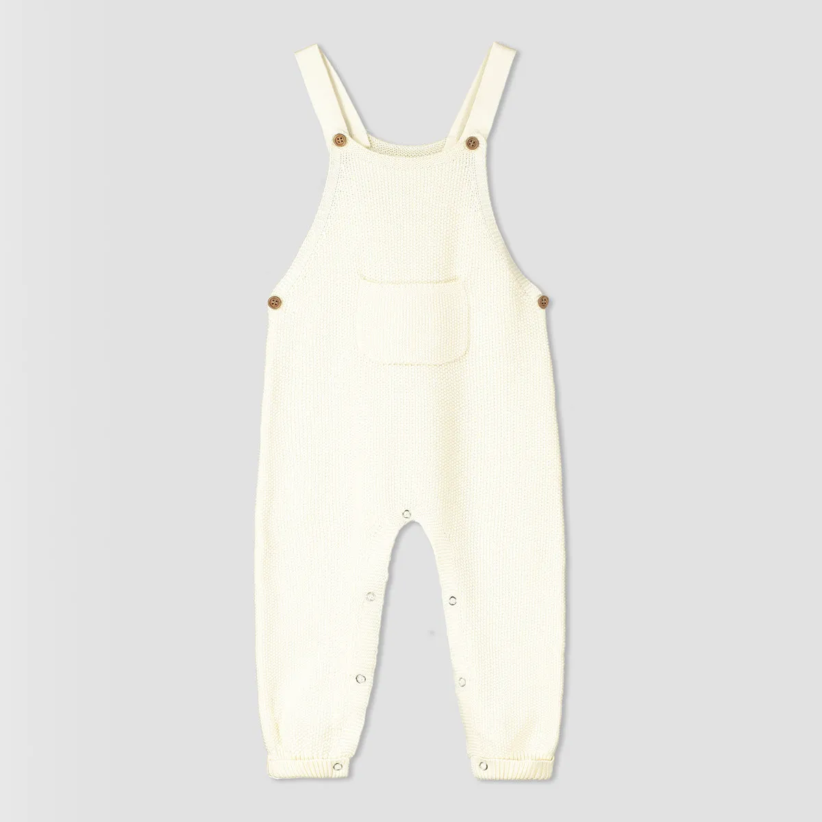 Perran overall in ivory knit