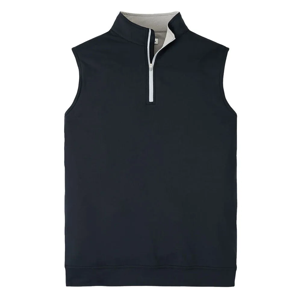 Peter Millar Galway Performance Quarter-Zip Vest - Black*