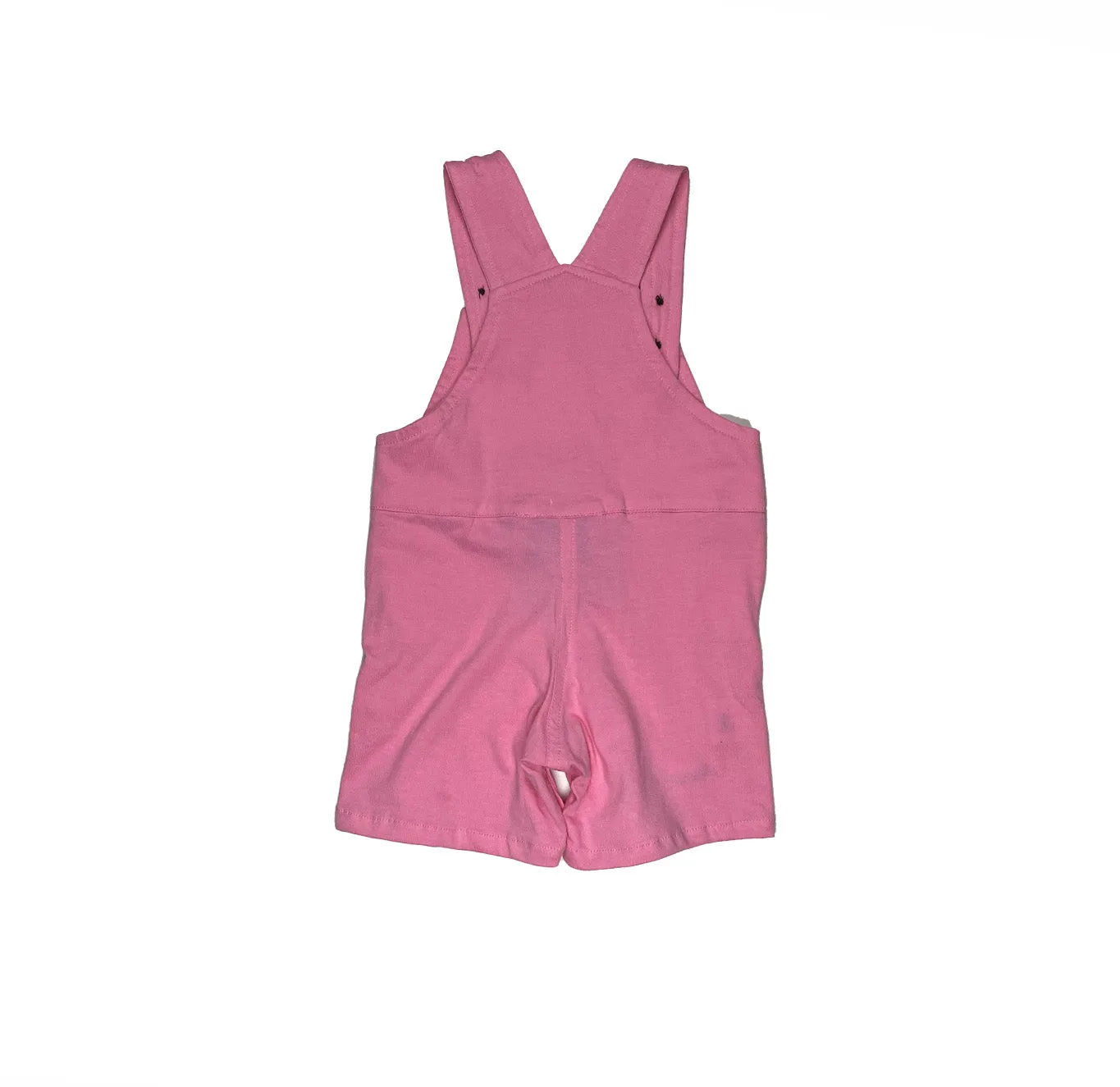 Plain Pink Short Overall for Boys