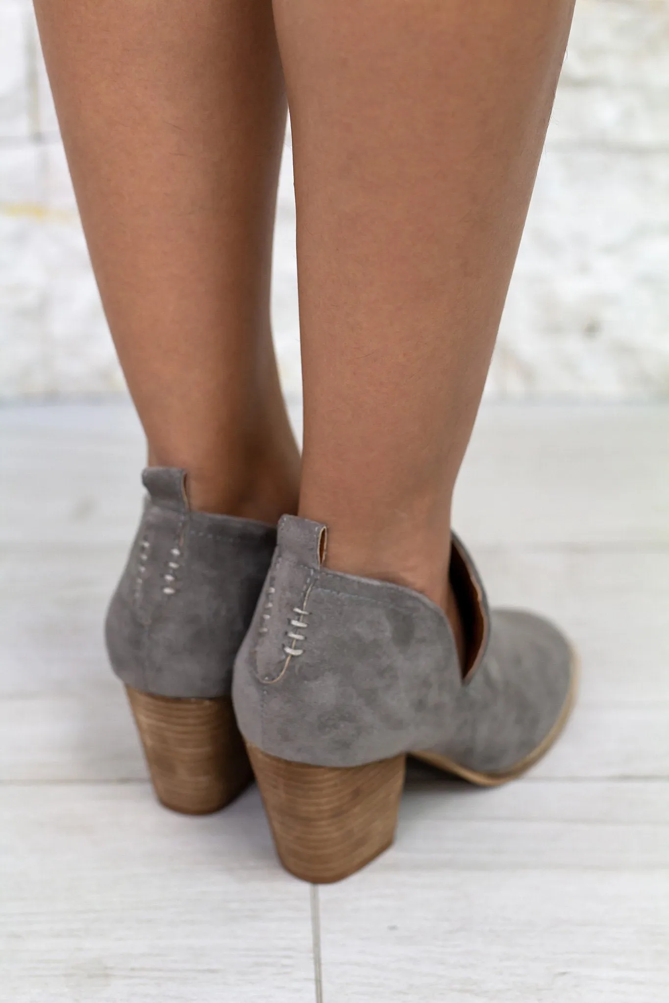 Priscilla Gray Booties