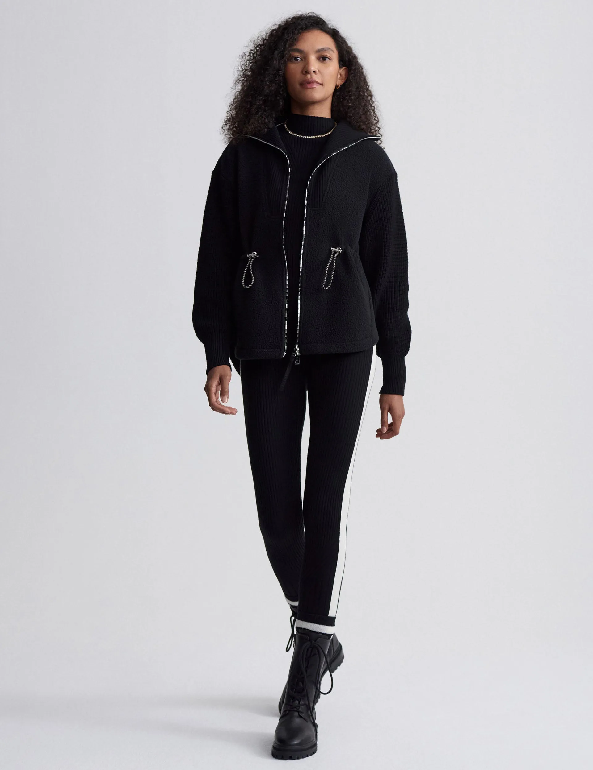 Renea Fleece Jacket - Black