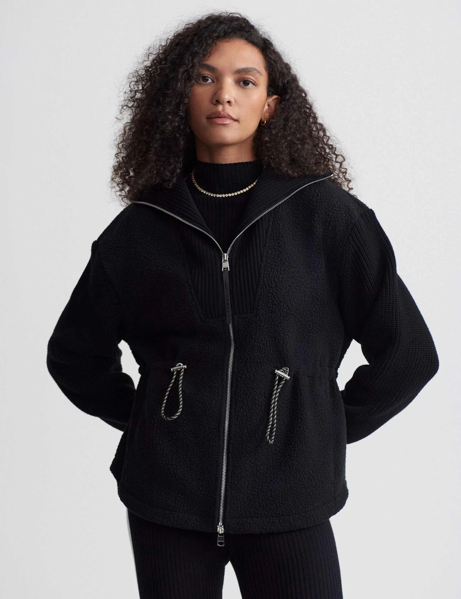 Renea Fleece Jacket - Black