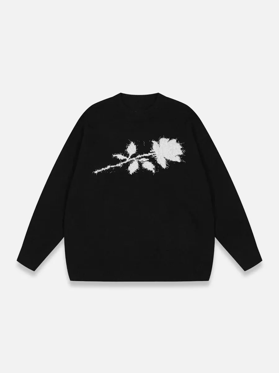 Retro Flower Sweater