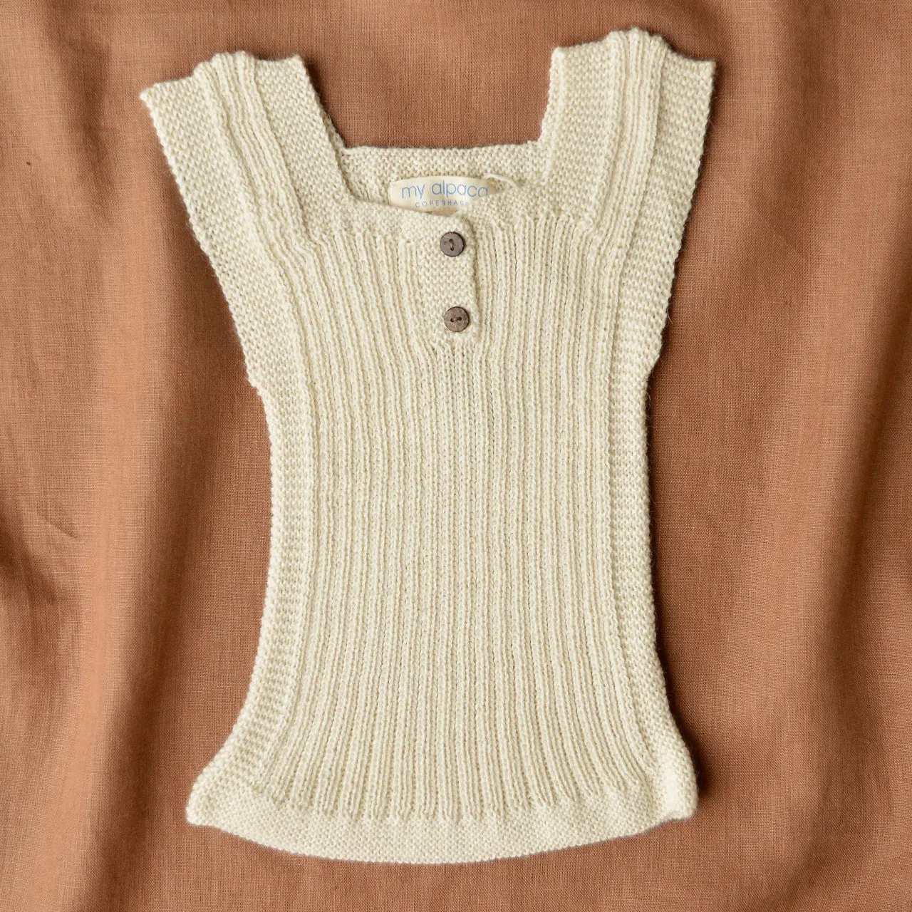 Rico Vest in Baby Alpaca (0-6y)