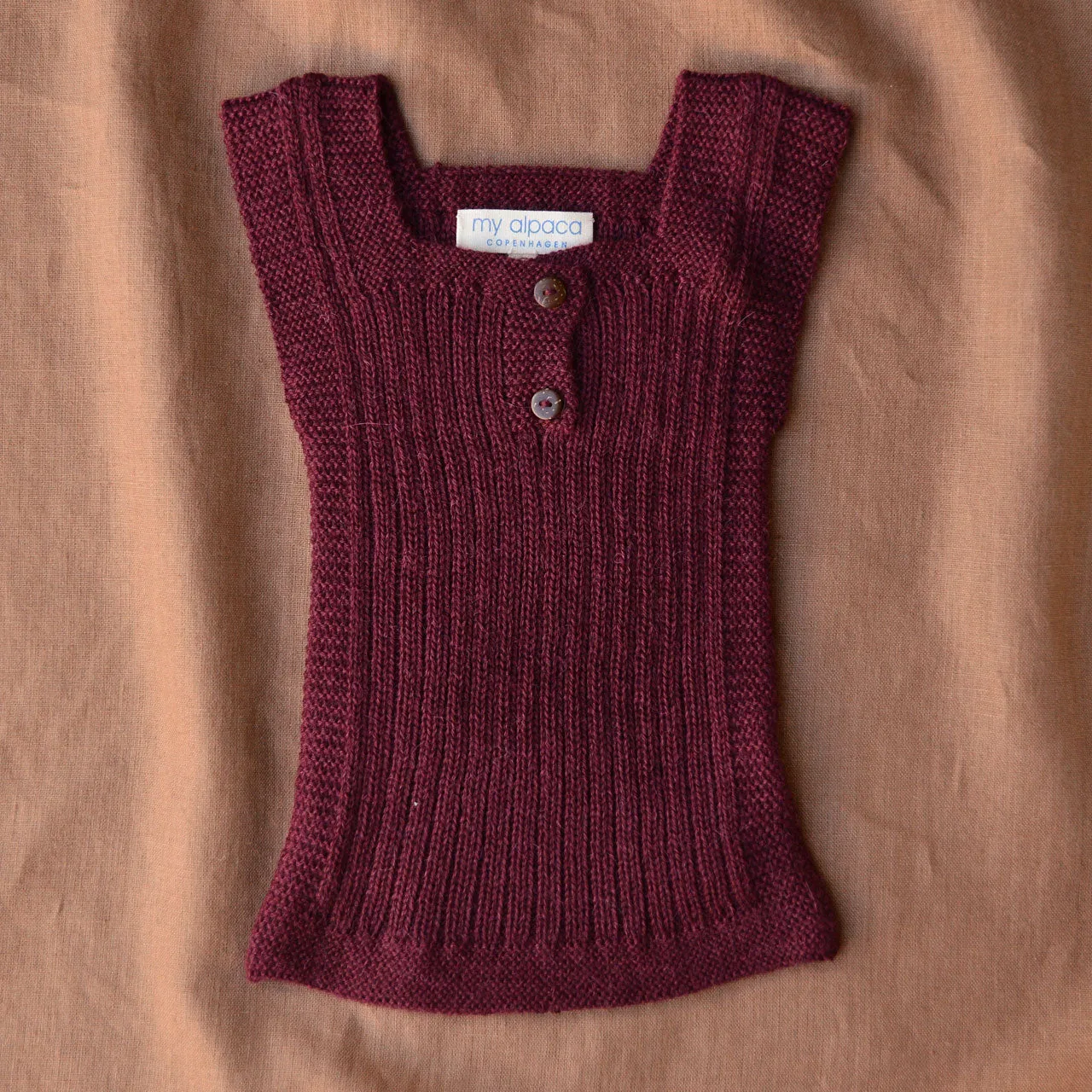 Rico Vest in Baby Alpaca (0-6y)