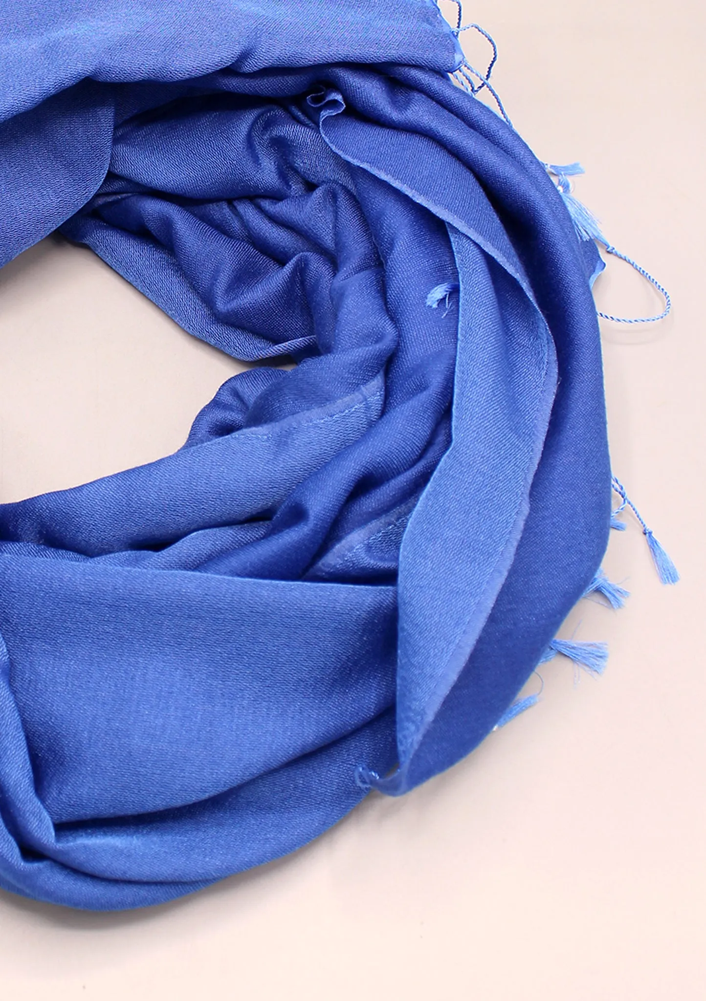 Royal Blue Water Pashmina Shawl