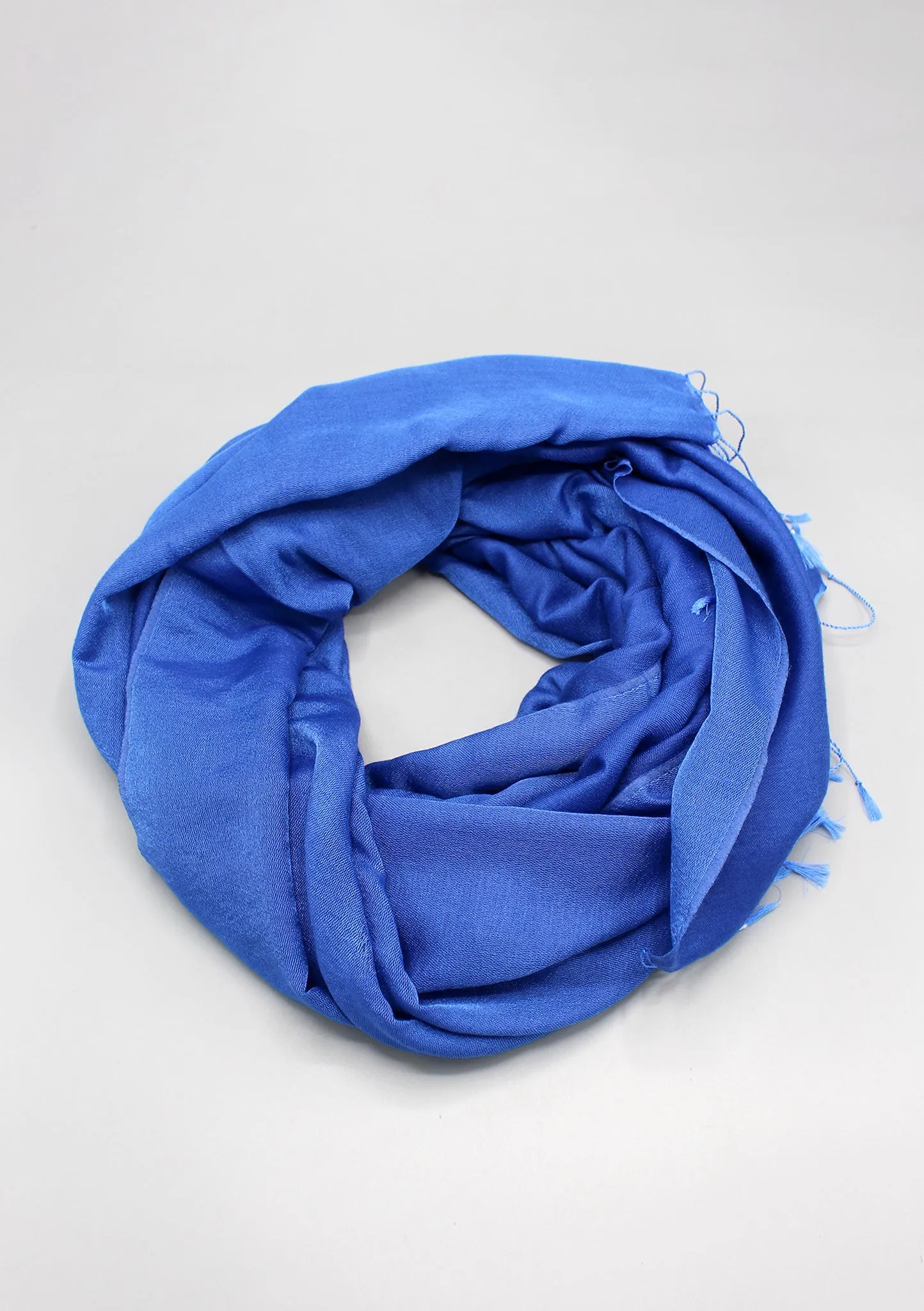 Royal Blue Water Pashmina Shawl