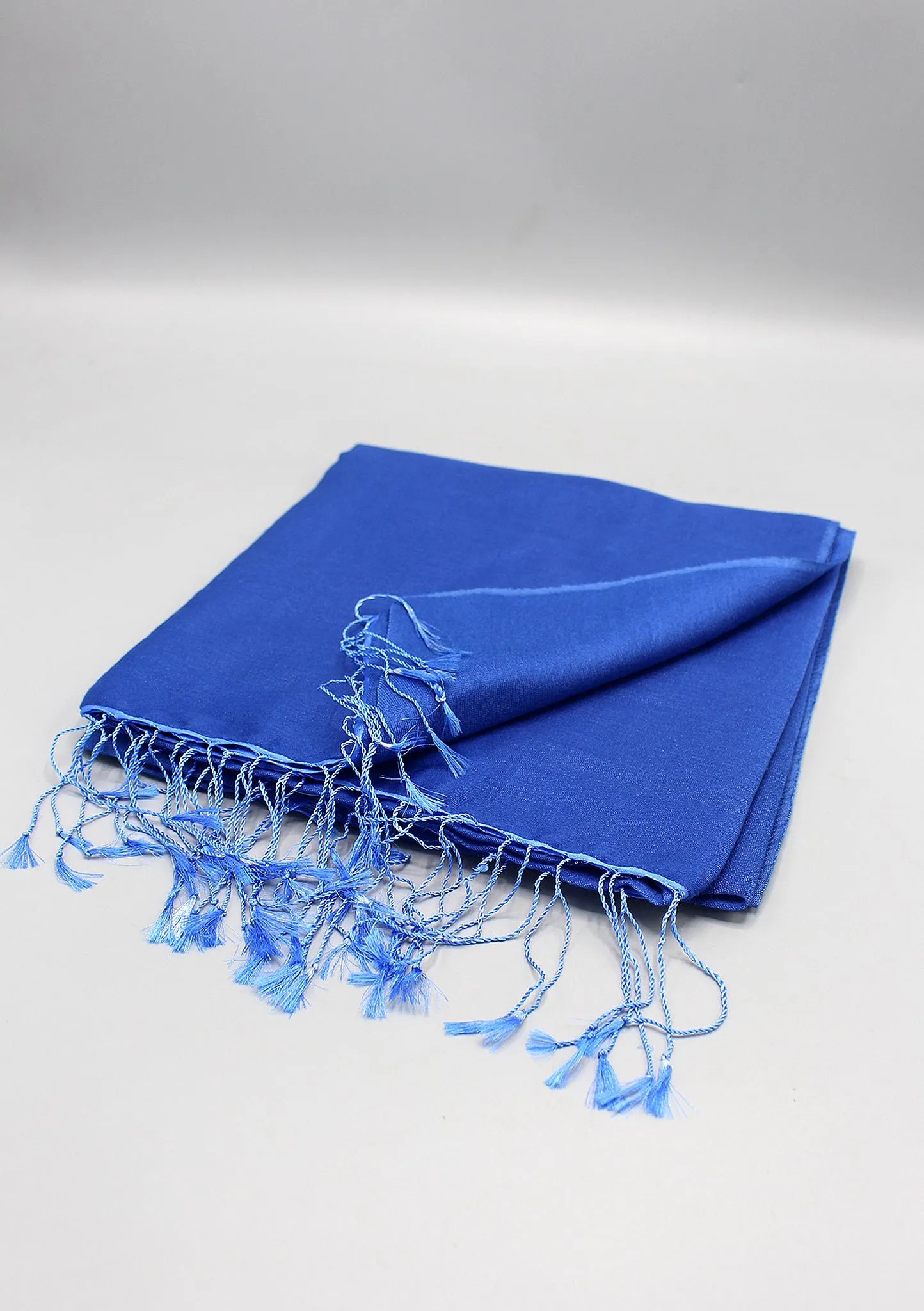 Royal Blue Water Pashmina Shawl