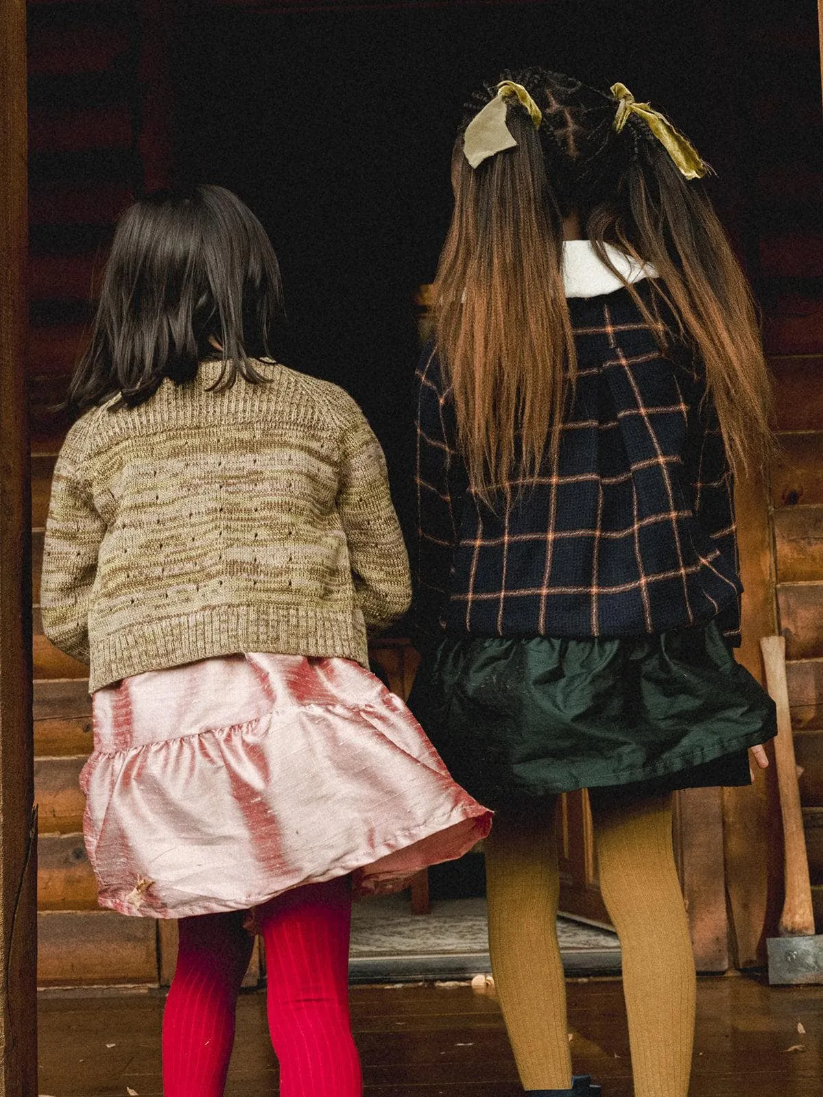 sailor jacket in wool plaid