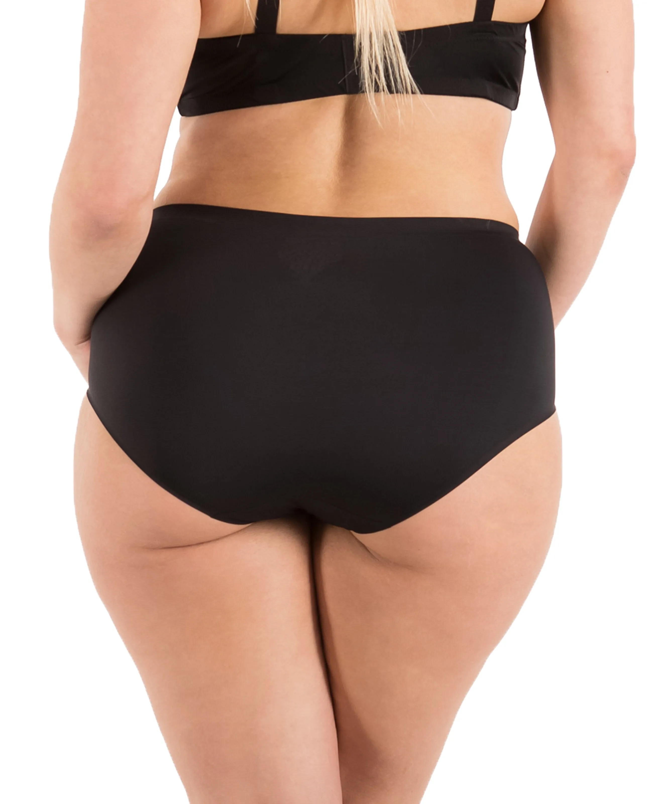 Seamless High Waisted Panties Small to Plus Size (4 Pack)