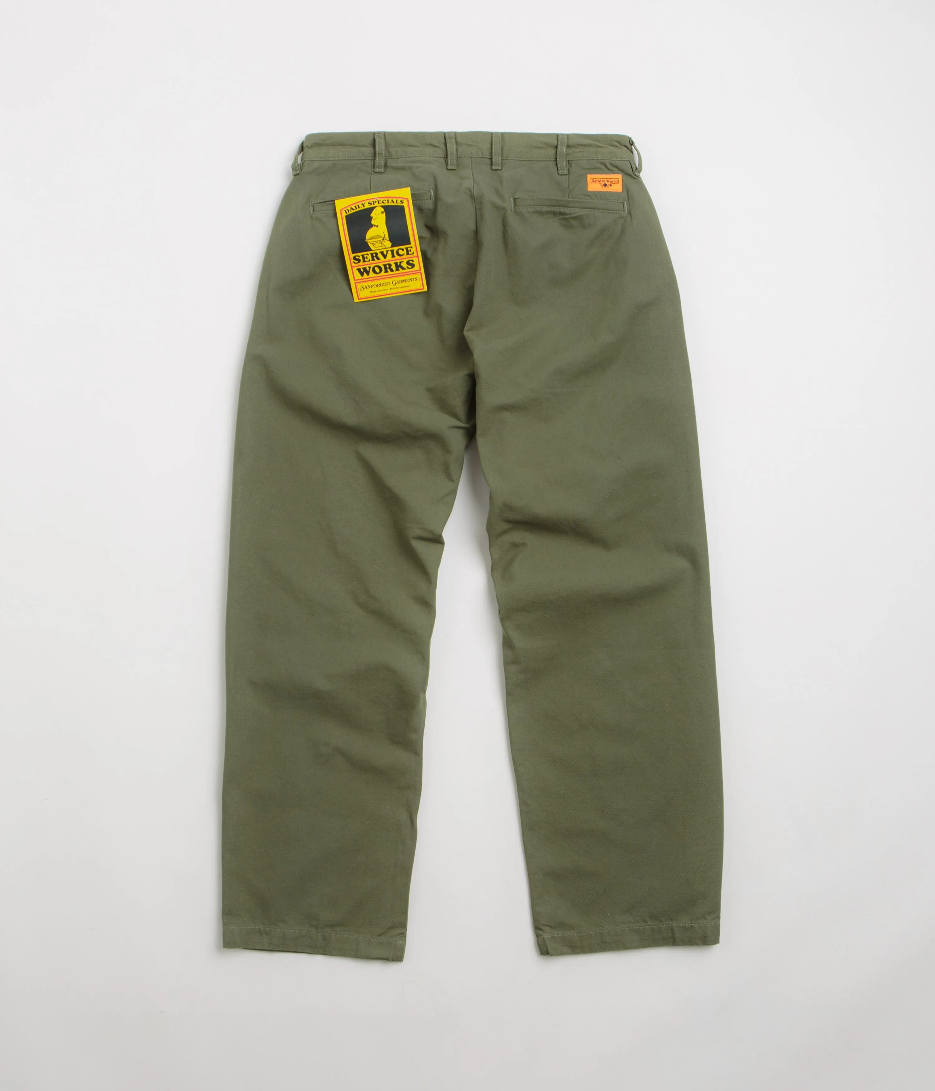 Service Works Canvas Part Timer Pants - Olive