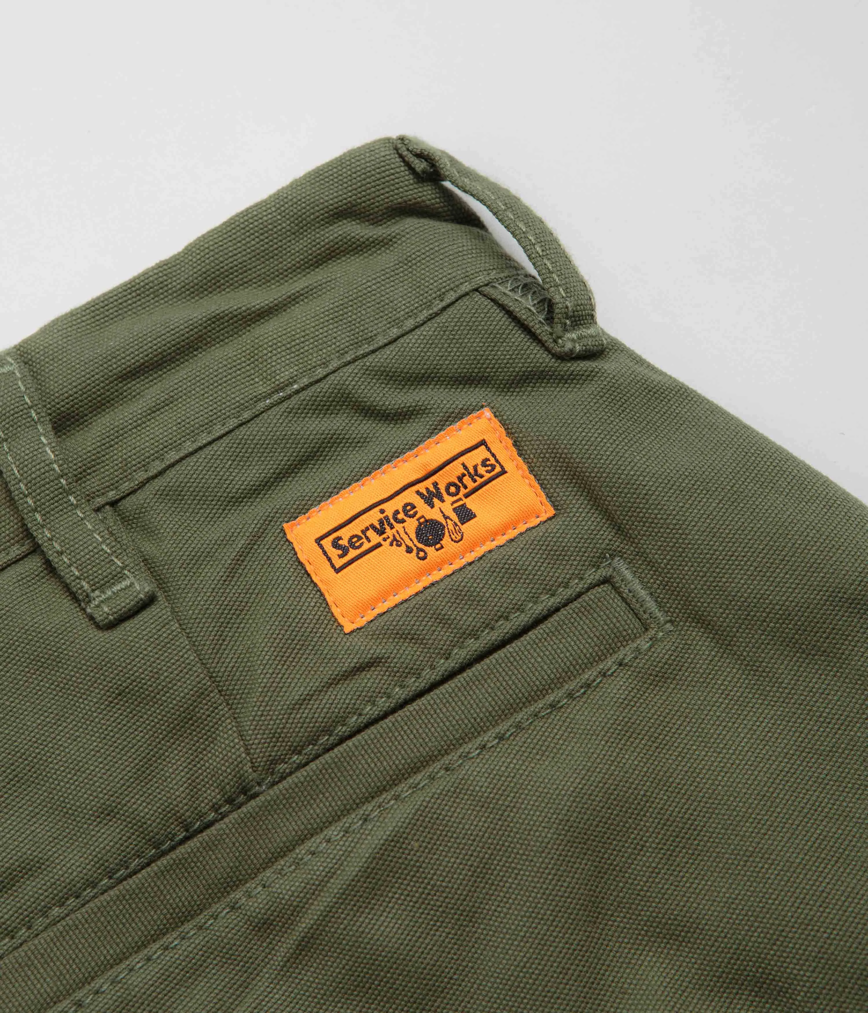 Service Works Canvas Part Timer Pants - Olive