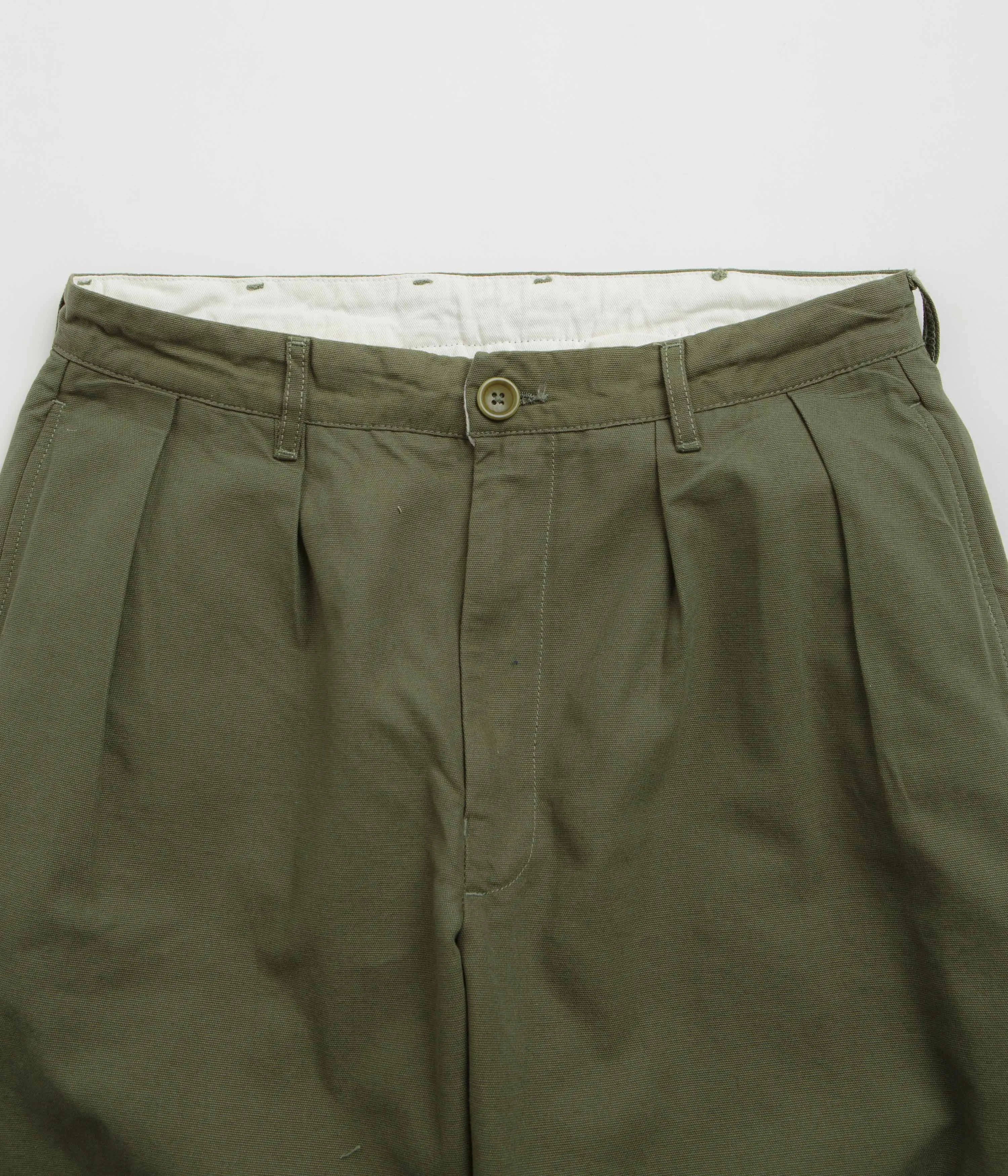 Service Works Canvas Part Timer Pants - Olive