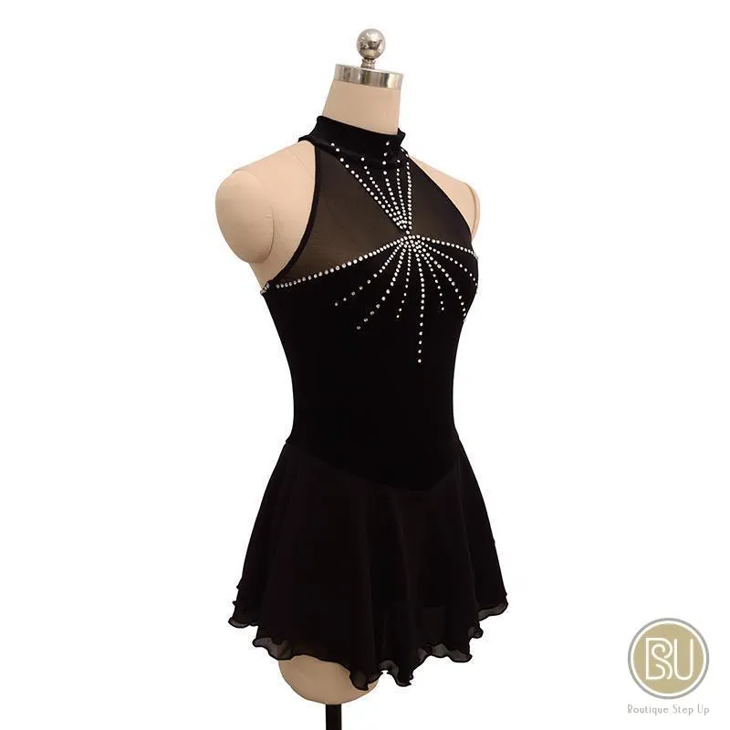 Skating Dress With Crystals Custom Sizes Available Choice of Colours SU236