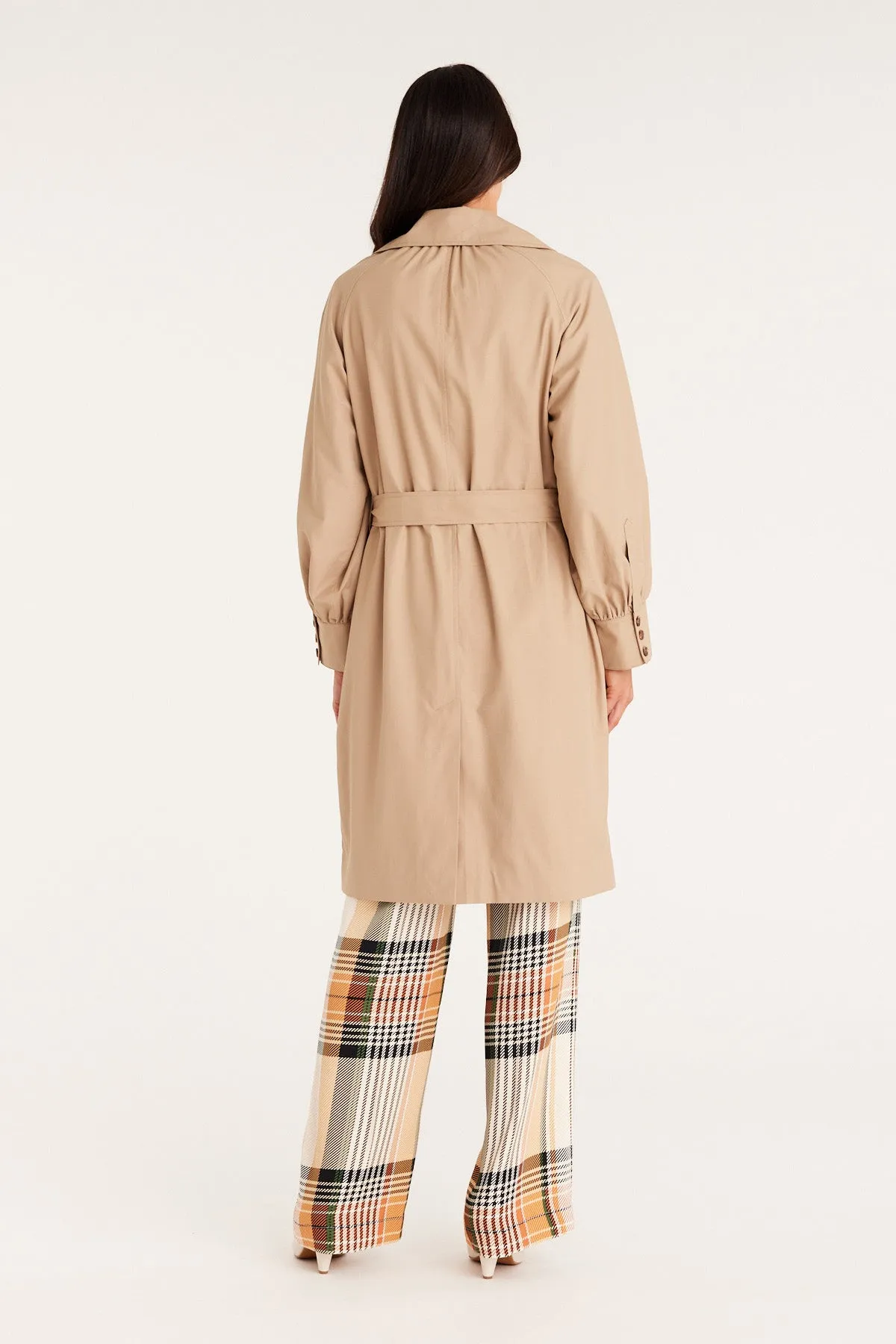 Spring Trench Coat - Latte