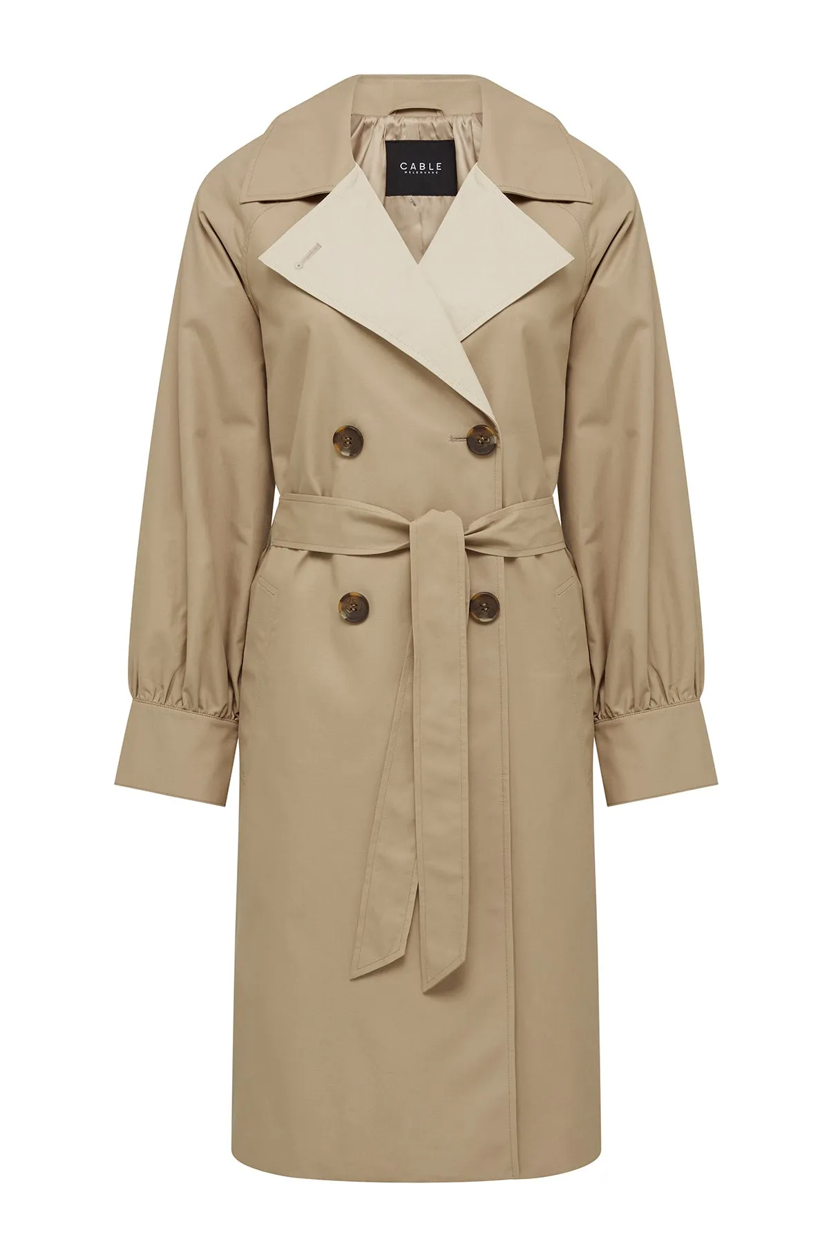 Spring Trench Coat - Latte