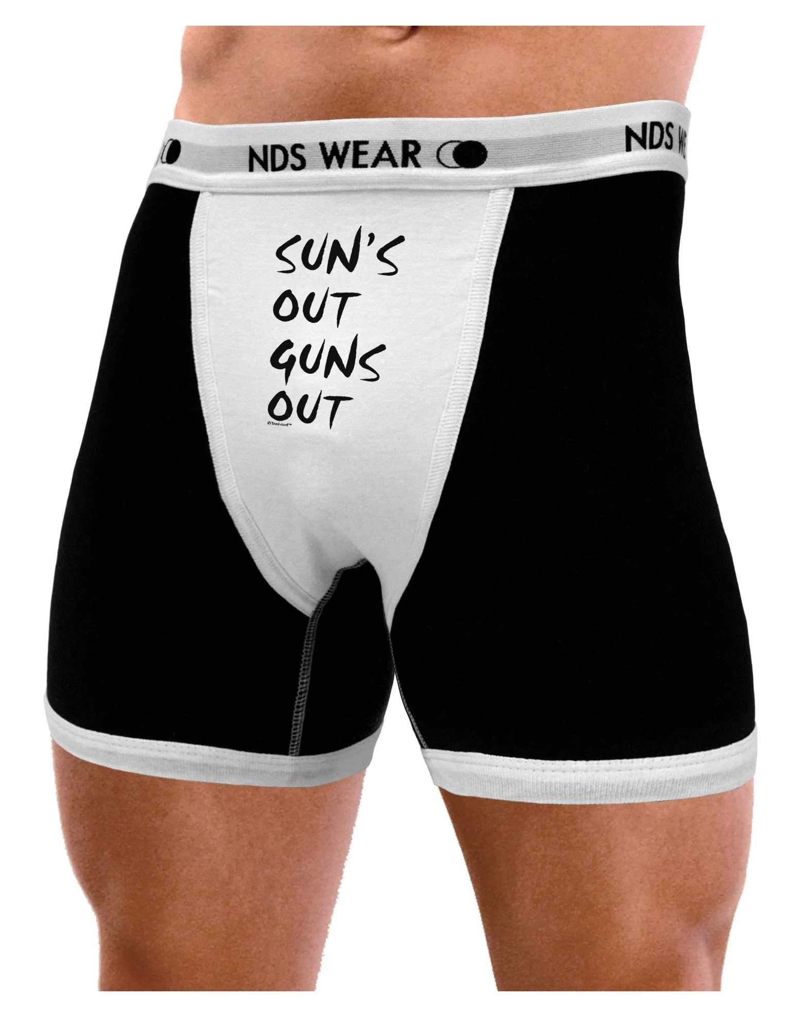 Suns Out Guns Out Mens Boxer Brief Underwear