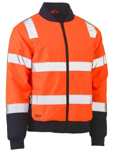 Taped Hi Vis Bomber Jacket With Padded Lining - BJ6730T