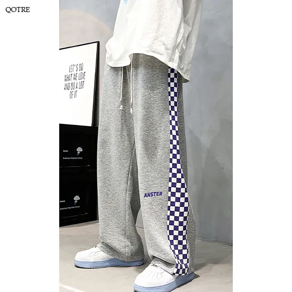 Tapered Loose Fit Sports Knitted Street Style Sweatpant