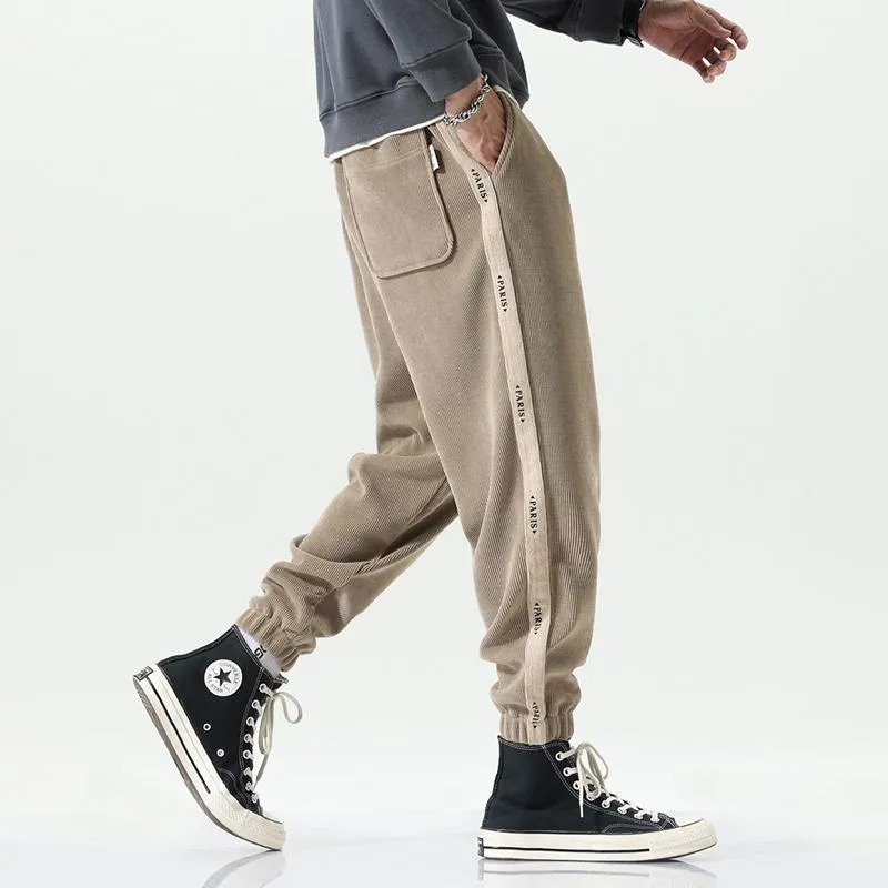 Tapered Loose Fit Warmth Versatile Elasticity Sweatpant