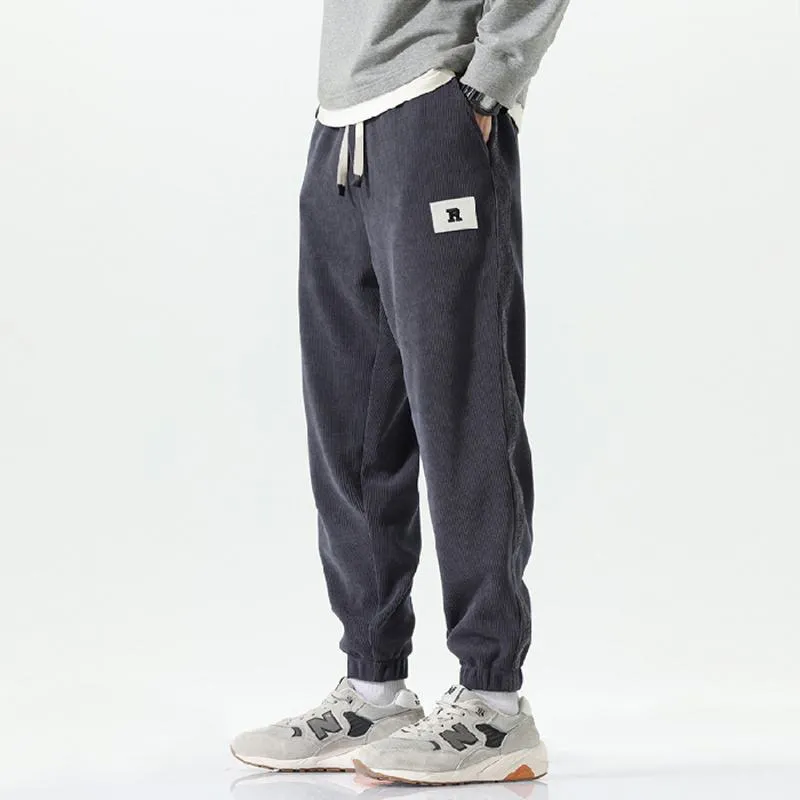 Tapered Loose Fit Warmth Versatile Elasticity Sweatpant