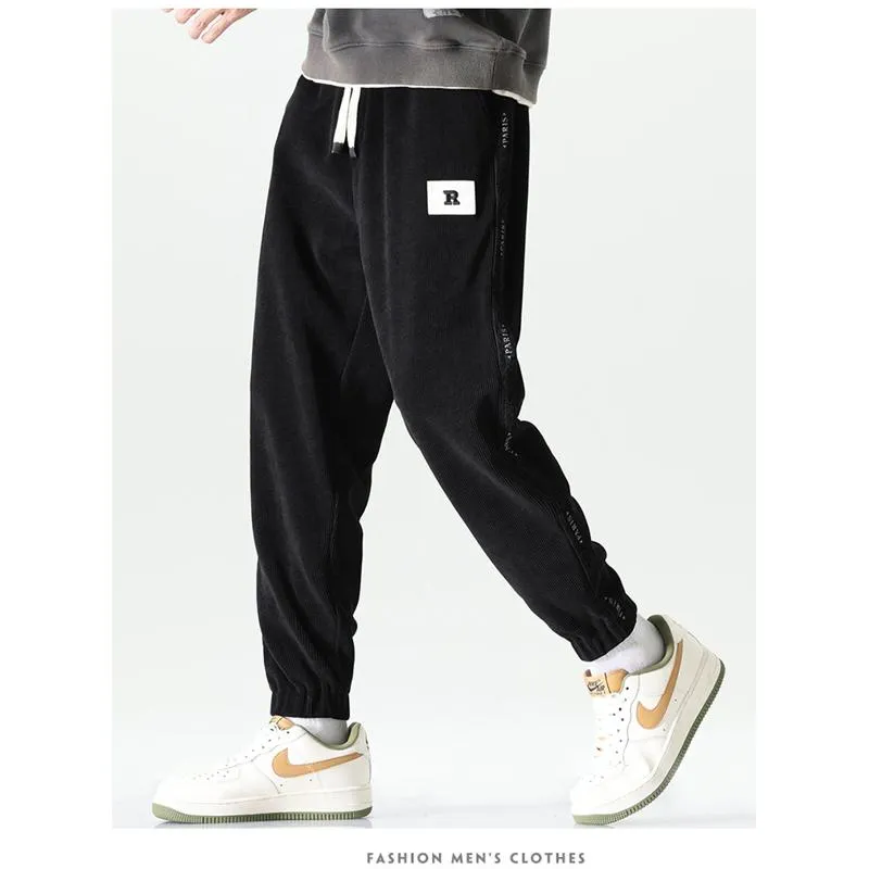 Tapered Loose Fit Warmth Versatile Elasticity Sweatpant