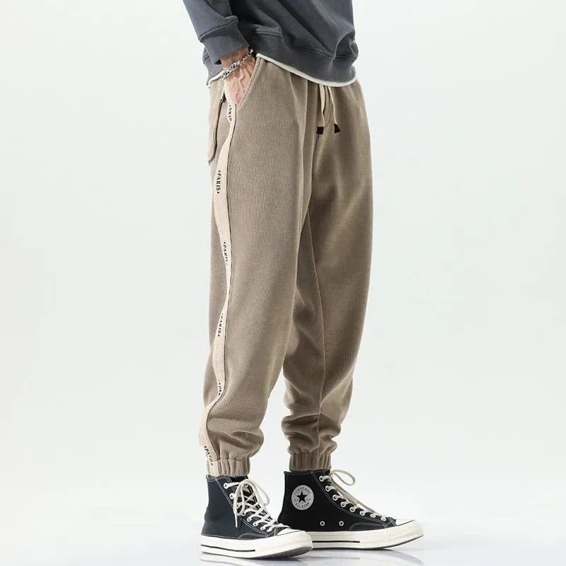 Tapered Loose Fit Warmth Versatile Elasticity Sweatpant