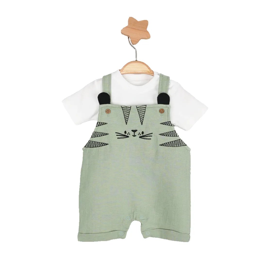 Tiger Baby Boys Overall Set