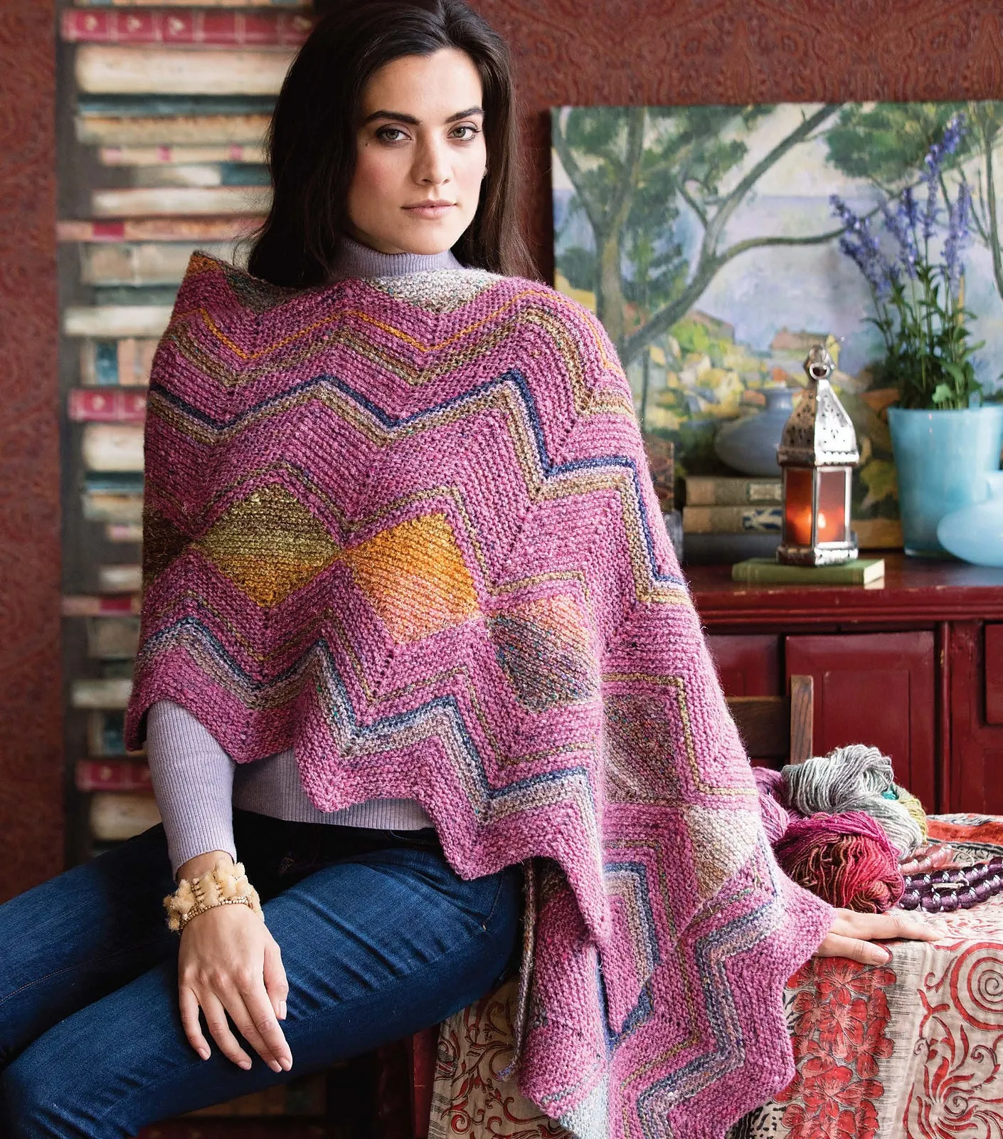 Timeless Noro Knit Shawls