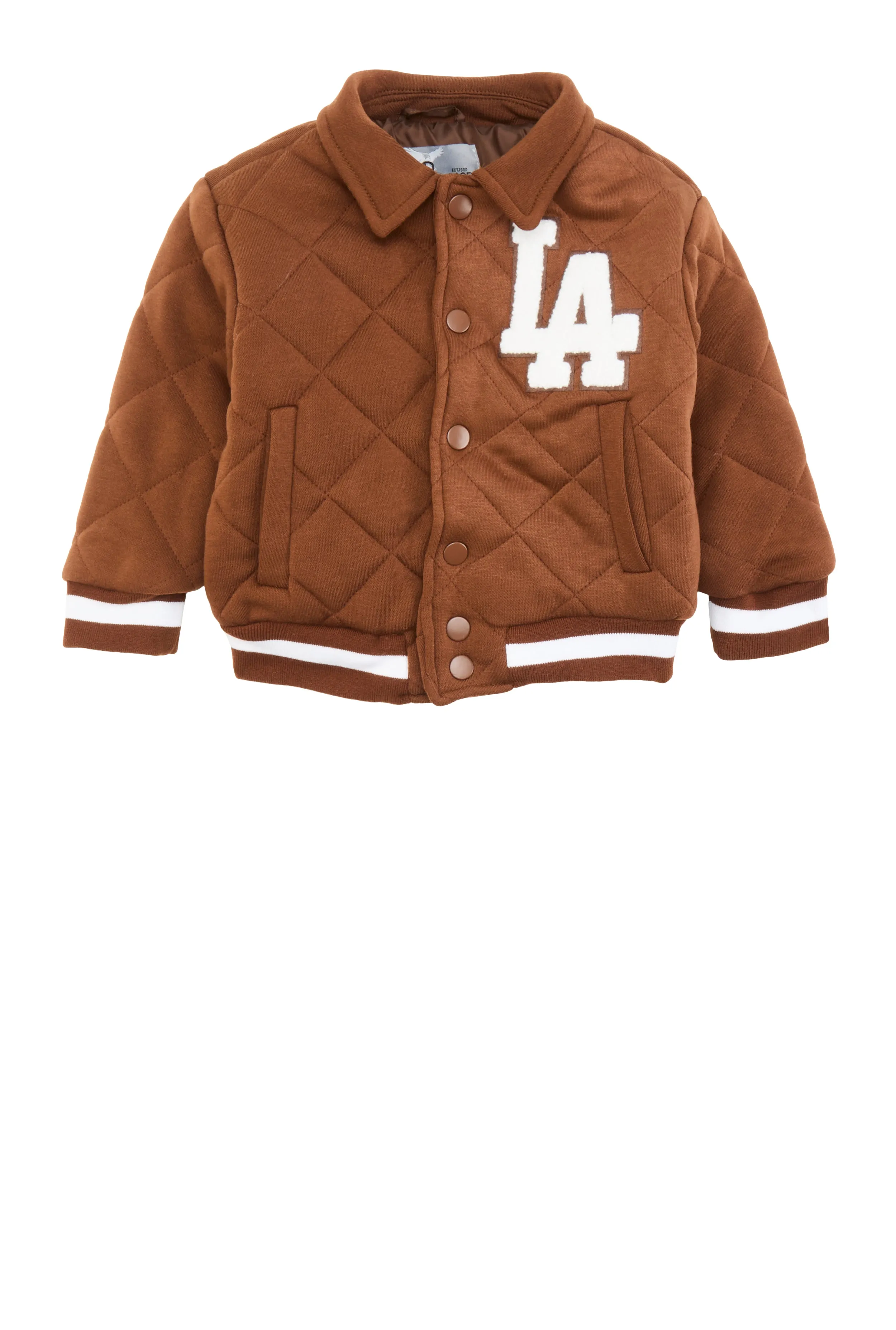 Toddler Boys Quilted Bomber Jacket