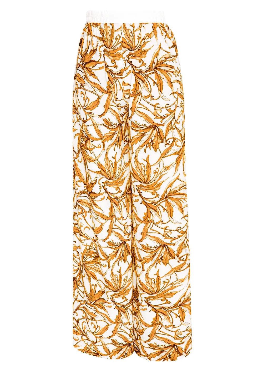 Tropics - Royal Brown Pants (Off-White)