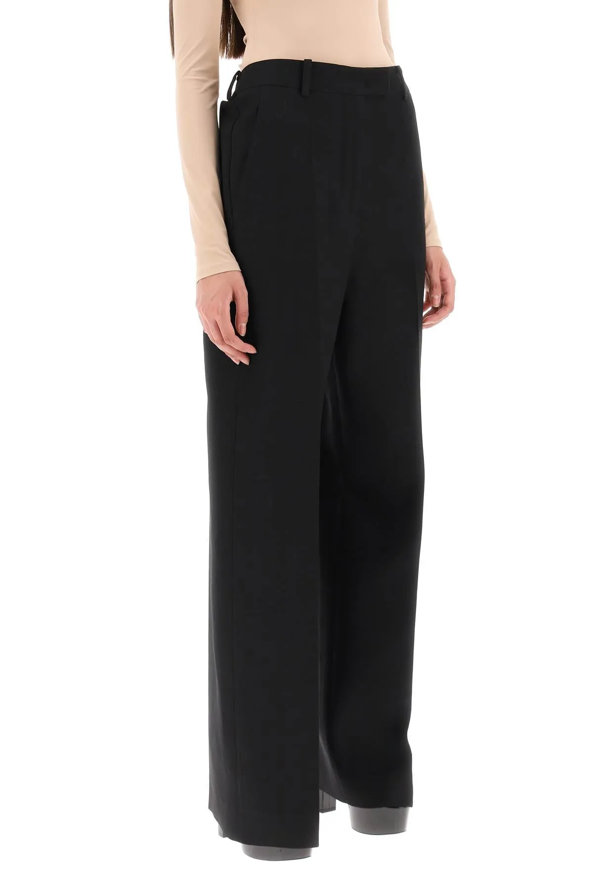 Valentino garavani crepe couture pants