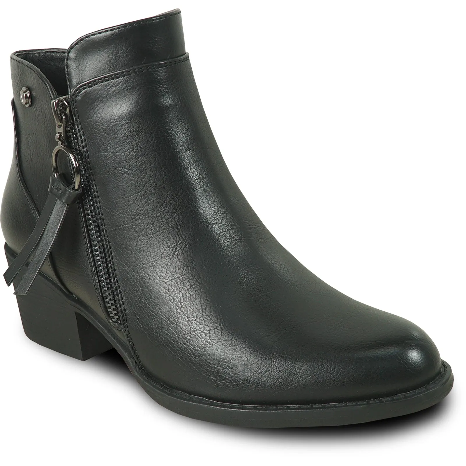 VANGELO Women Boot HF1400 Ankle Dress Boot Black