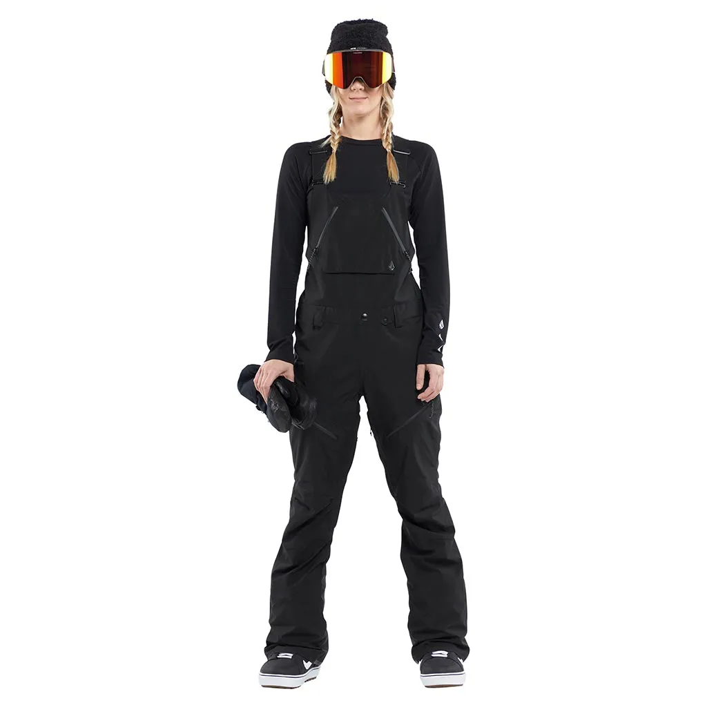 Volcom 2024 Womens Elm Stretch Gore-Tex Bib - Black