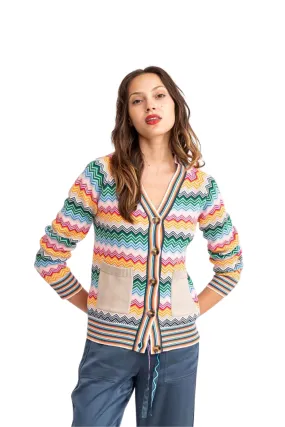 Walley Cardi Pocket Island block