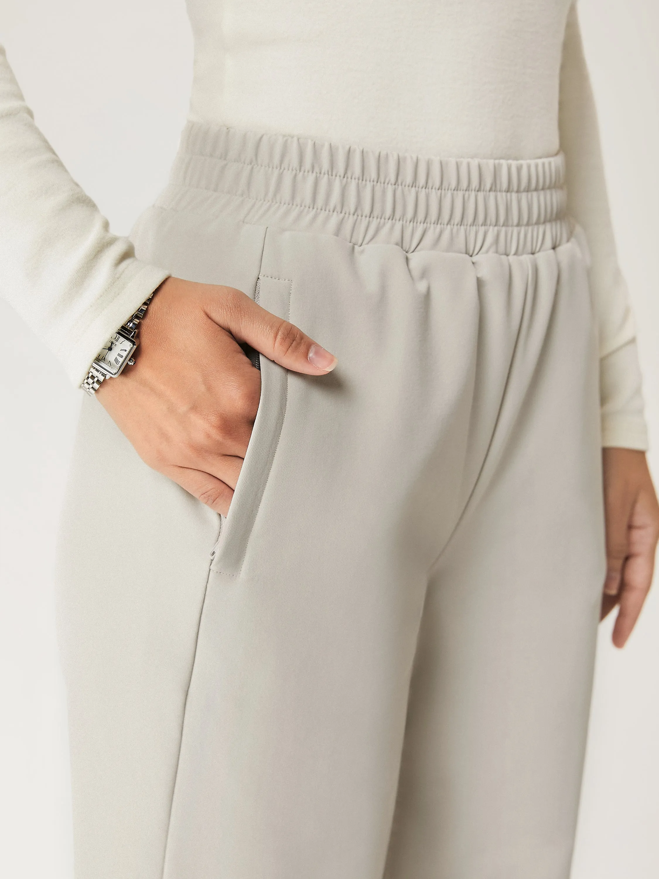 Water-Proof Fleece-Lined Elastic Waist Pant