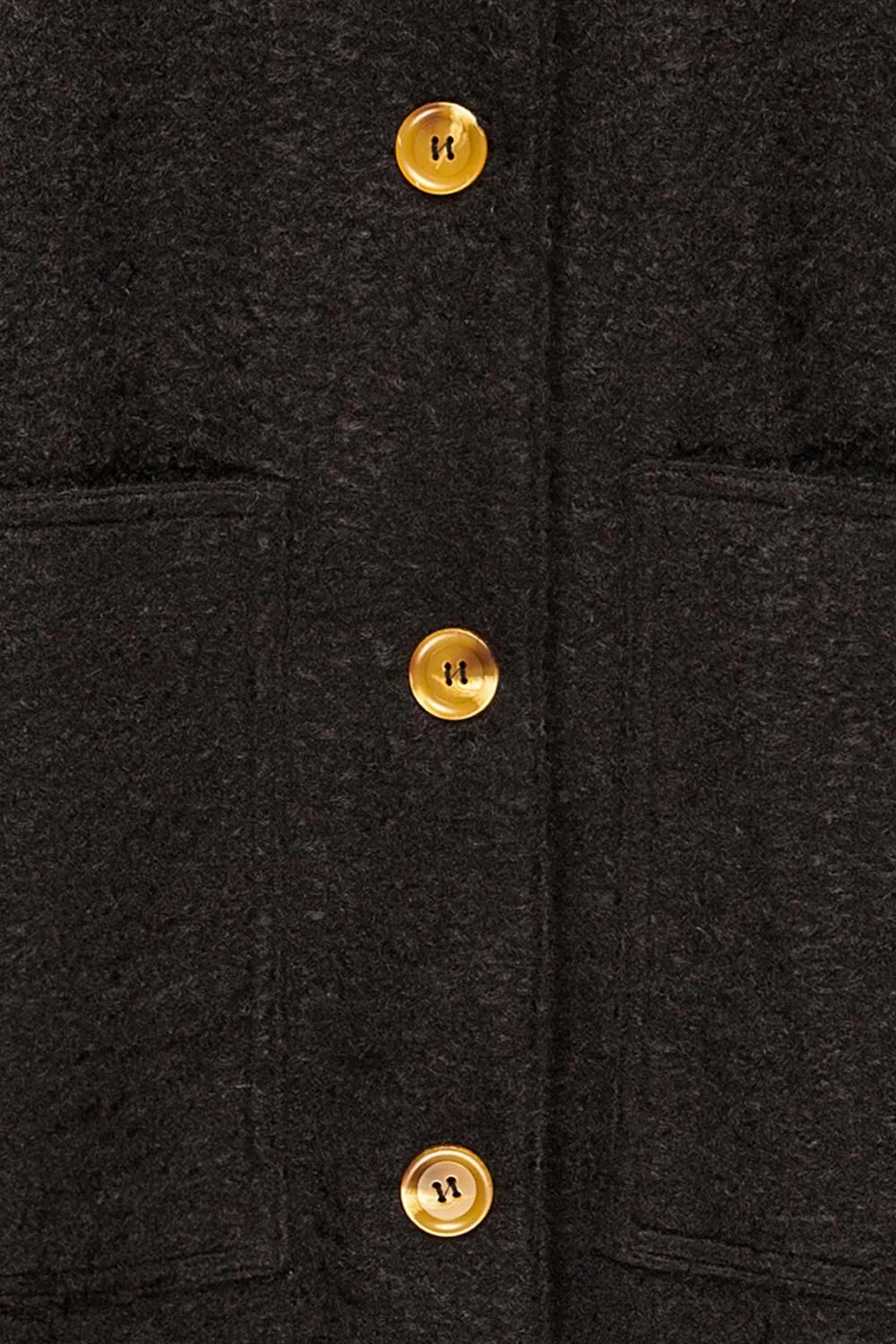 Wayward Black | Long Coat w/ Large Pockets