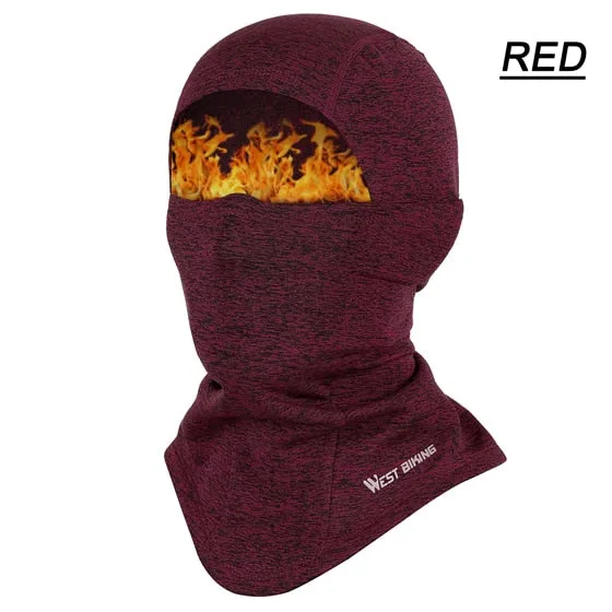 Winter Fleece Cycling Cap Hat Men Women Sport Scarf Balaclava Neck Warmer Windproof Ski Bicycle Motorcycle Running Headwear