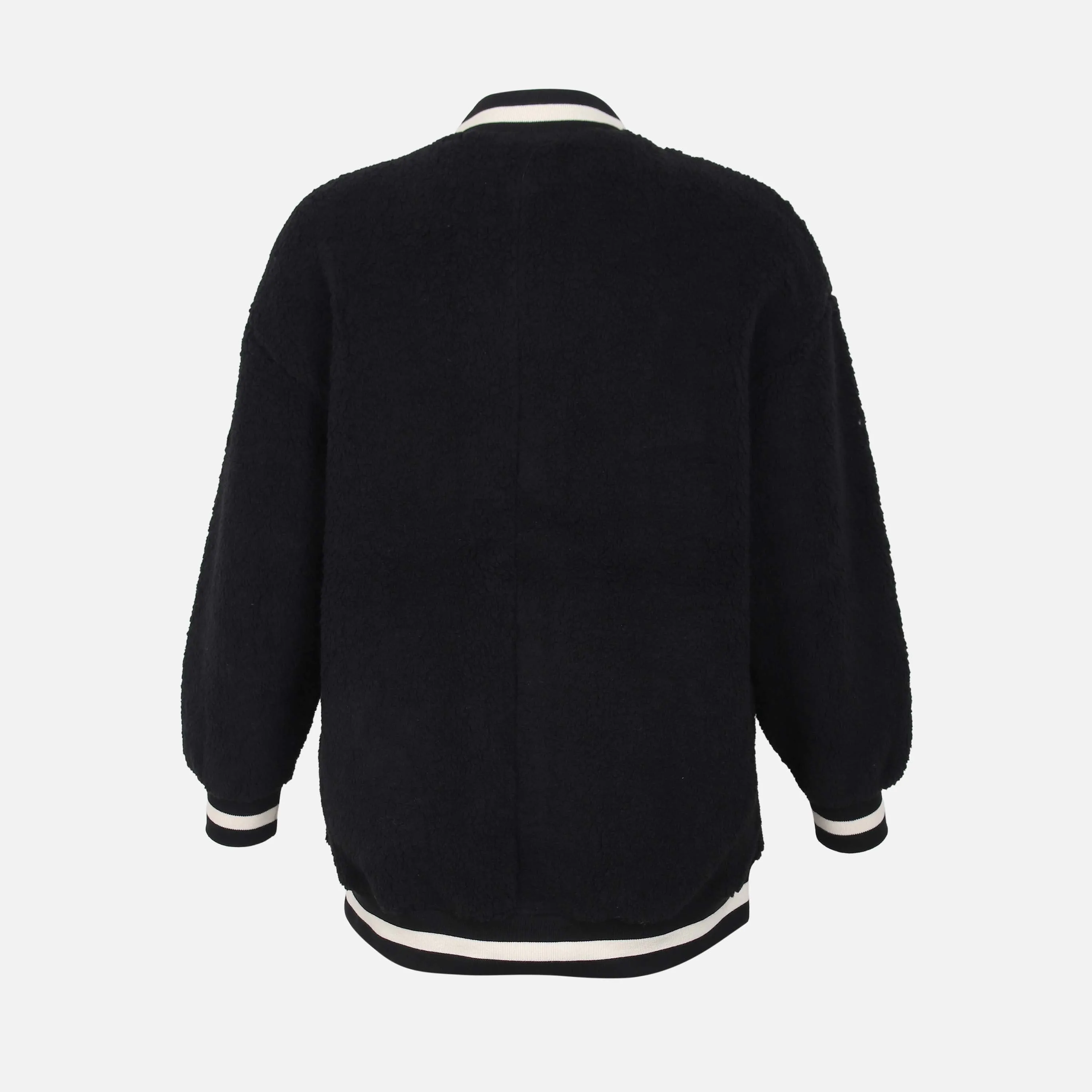 WOMEN SHERPA VARSITY JACKET