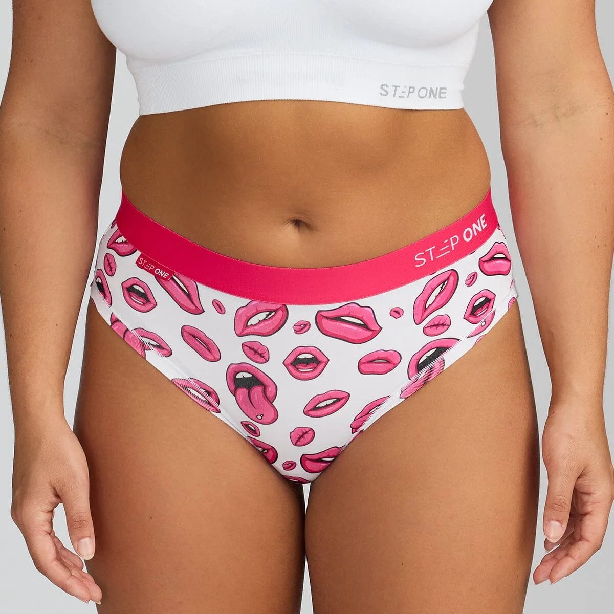 Women's Bikini Brief - Luscious Lips