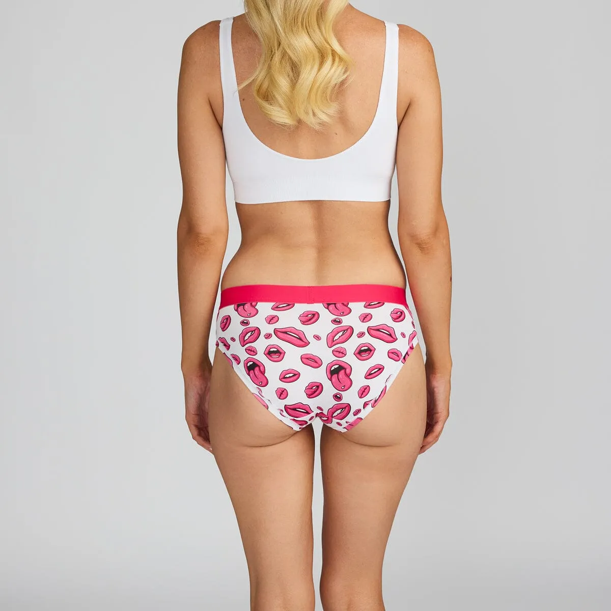 Women's Bikini Brief - Luscious Lips