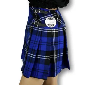 Women's Budget Billie Mini Skirt Ramsey Blue Tartan