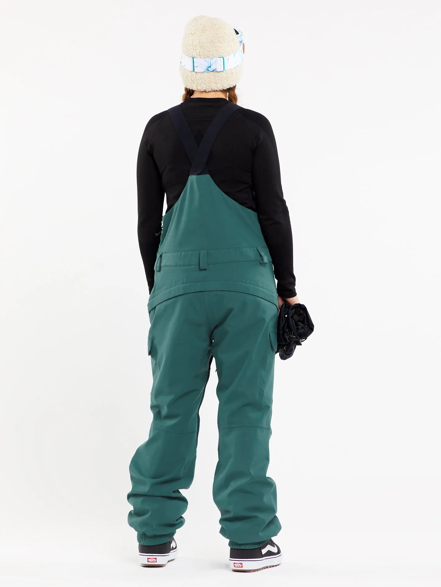 Womens Creston 3D Stretch Bib Overalls - Balsam