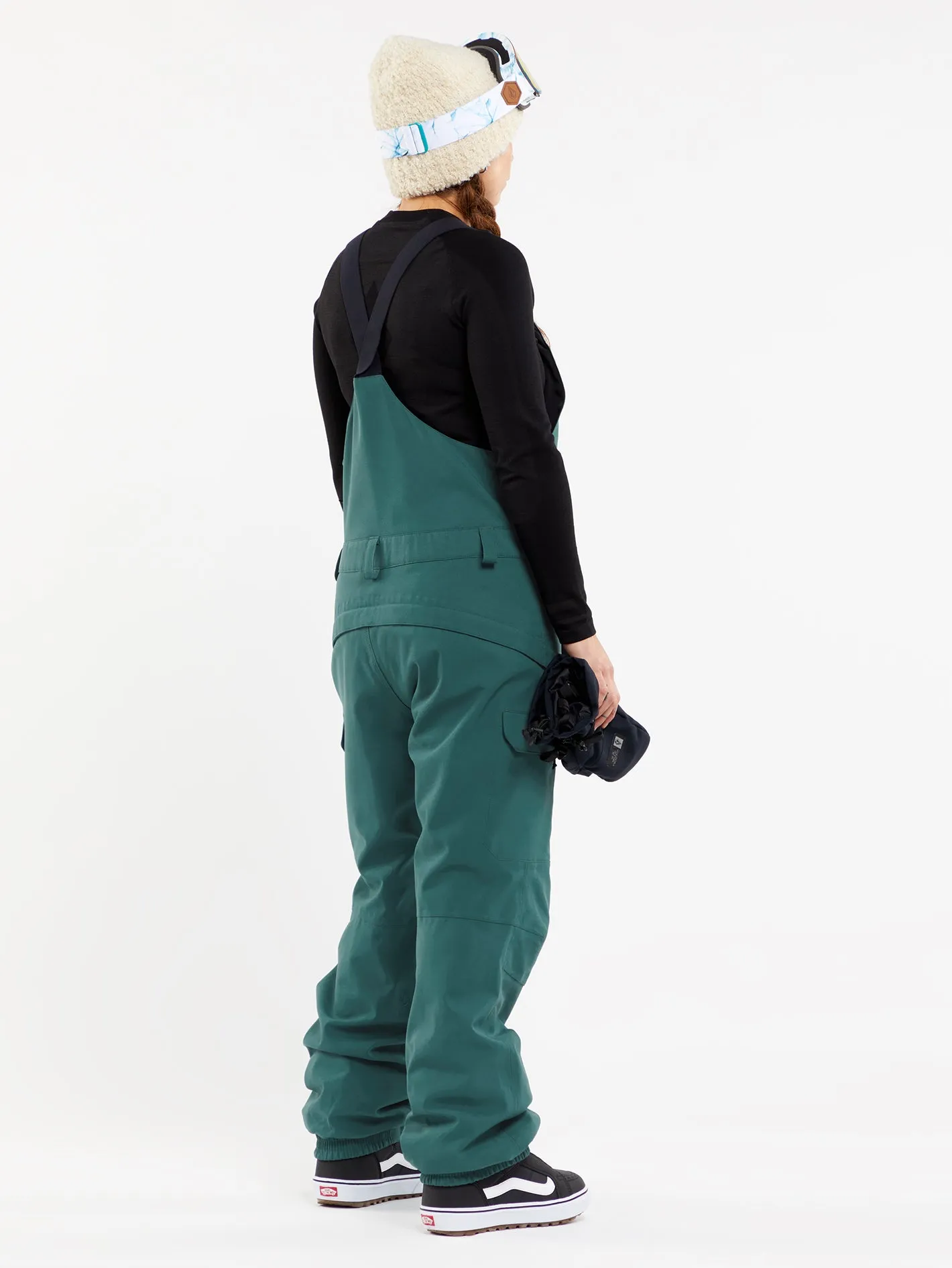 Womens Creston 3D Stretch Bib Overalls - Balsam