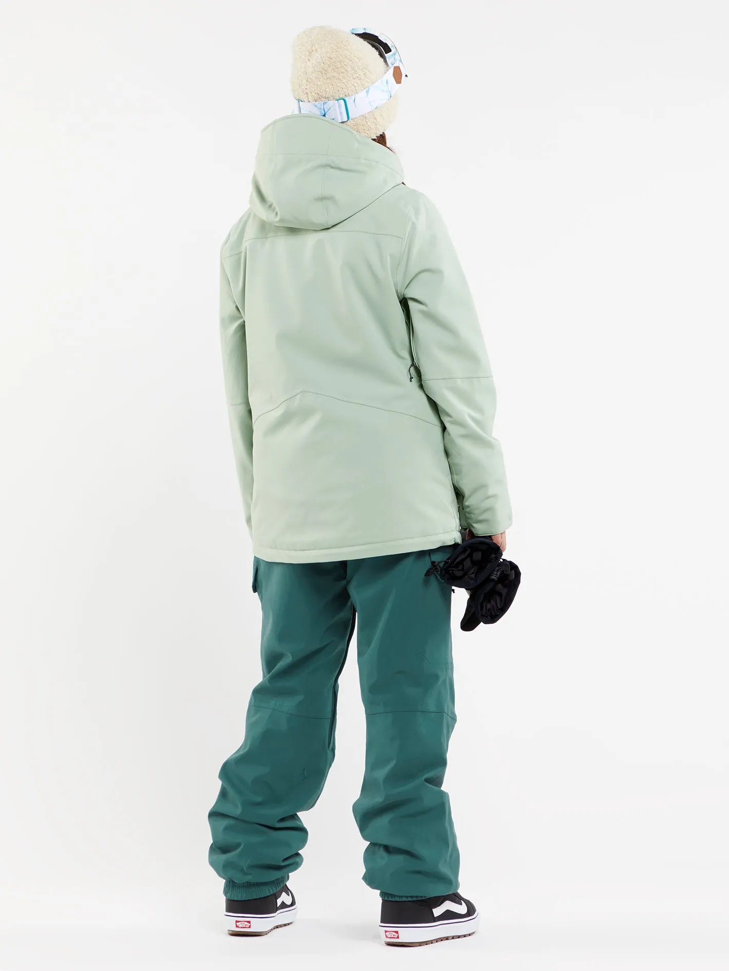 Womens Creston 3D Stretch Bib Overalls - Balsam