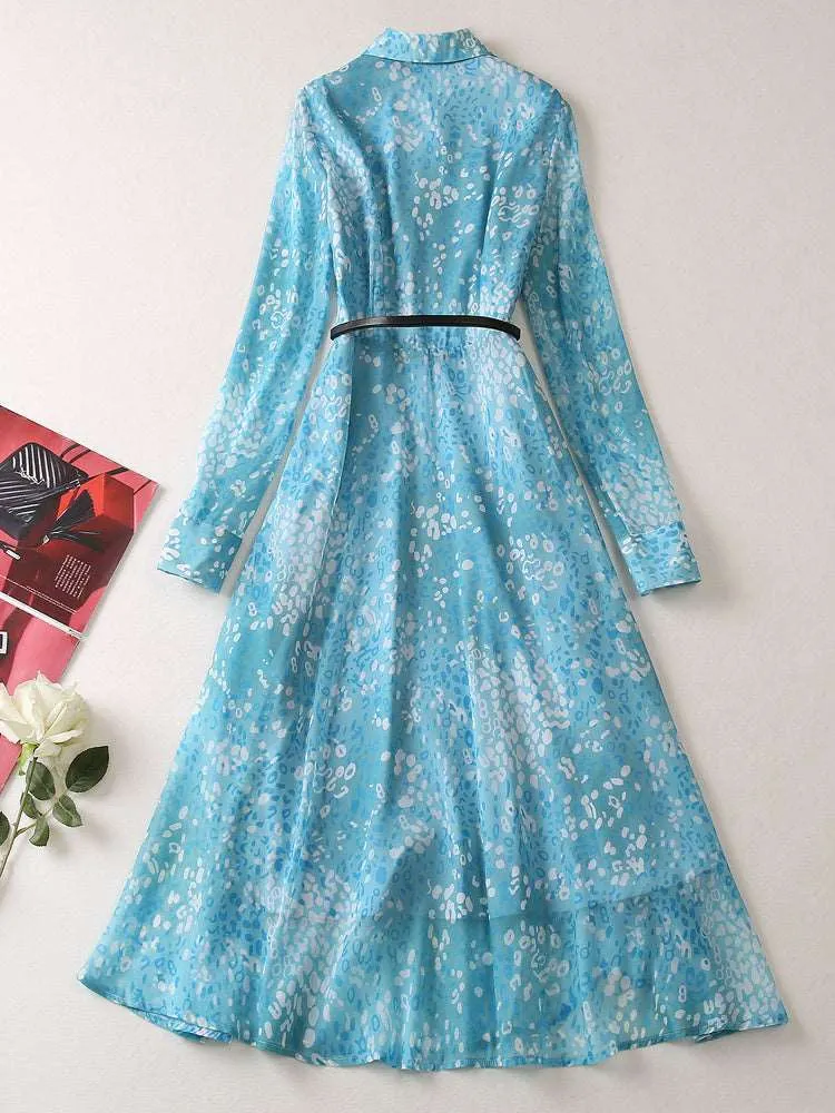 Women's Elegant Chiffon Boho Long Dress