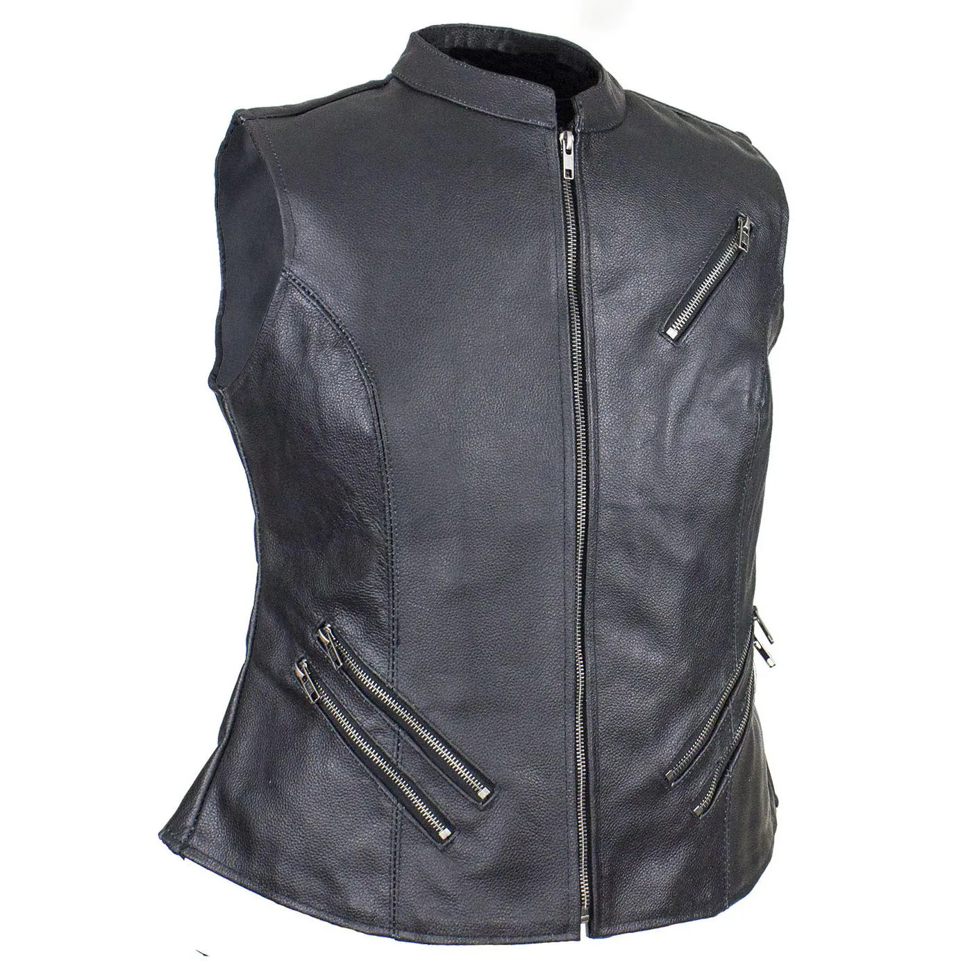 Women's Leather Gun Pocket Vest by Club Vest®