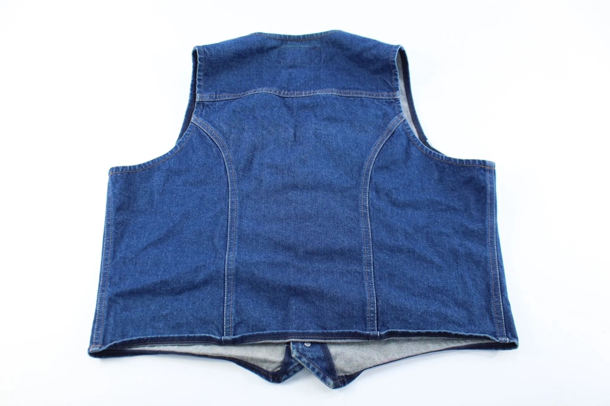 Wrangler Denim Button Up Vest